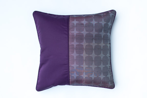 MAUVE SQUARE 2 boho STYLE CUSHION           45cm x 45cm